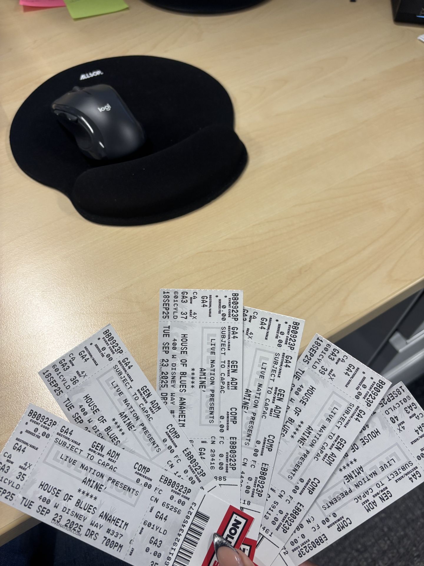 AMINE Tickets