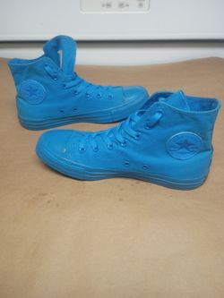 Converse Chuck Taylor All Star Hi Monochrome Blue Women's 8 Men's 6