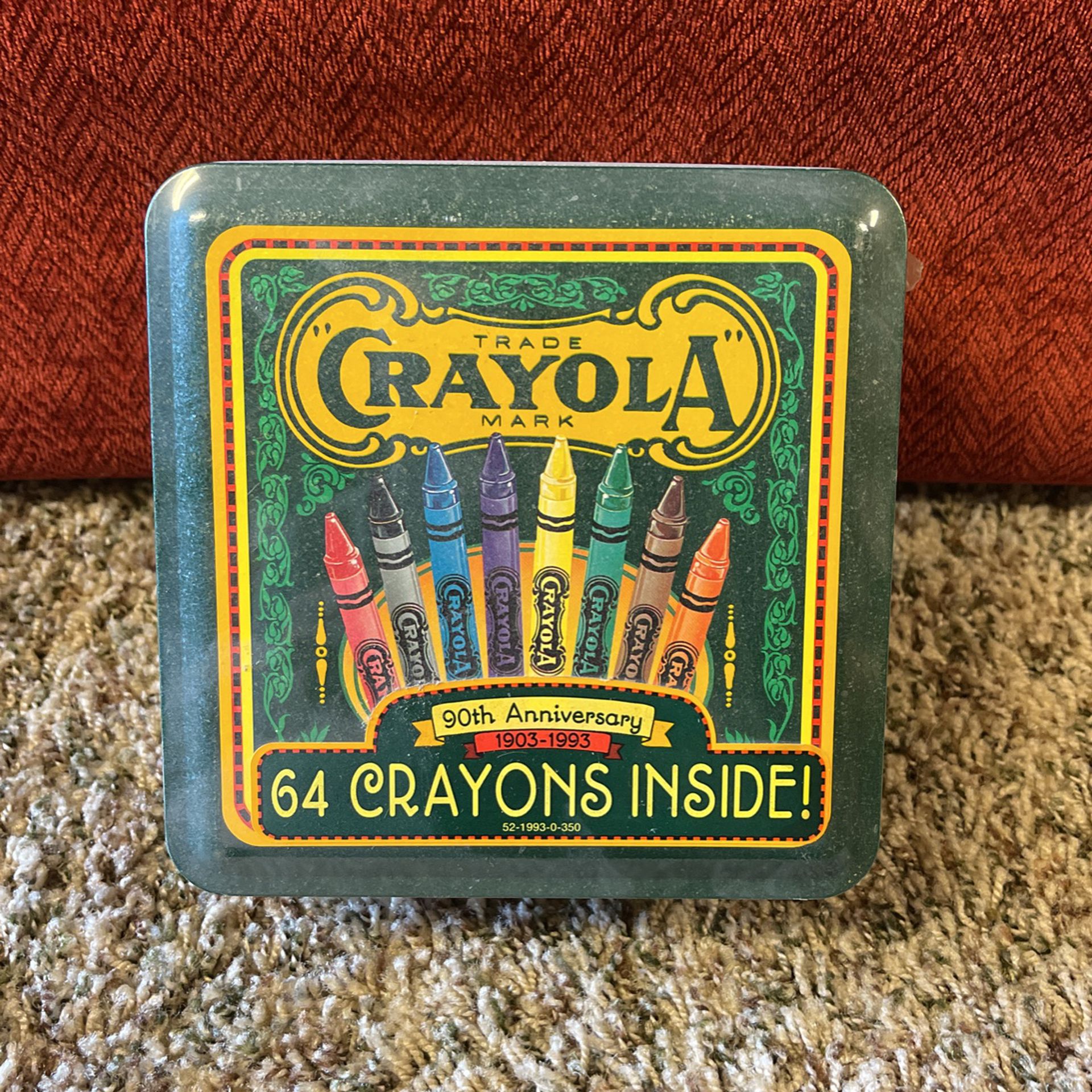 Unopened Crayola 90 Year Anniversary  Tin 
