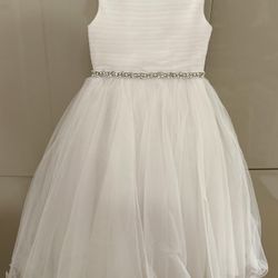 White Tulle Dress, Size 5, Joan Calabrese
