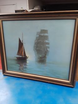 Night Mist print By Montague Dawson 