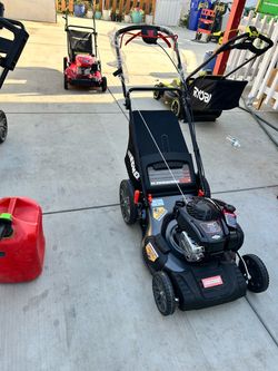 New Shop ECHO 21 in. 150 cc Briggs and Stratton Gas 3-in-1 One Blade RWD Self-Propelled Walk Behind Lawn Mower w/ 7-Height Adjustments Questions & Ans