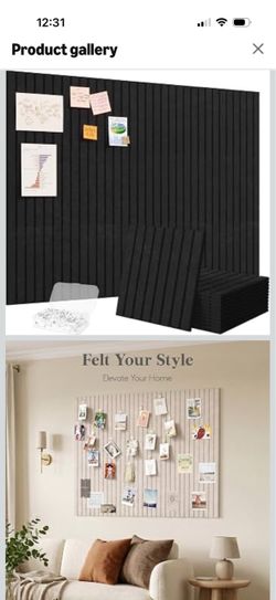 Lifewit Large Felt Bulletin Board with Self-Adhesive 48" x 36" - 12 Pack Cork Board for Walls Alternative, Notice Boards with 50 Pushpins, Bulletin Bo
