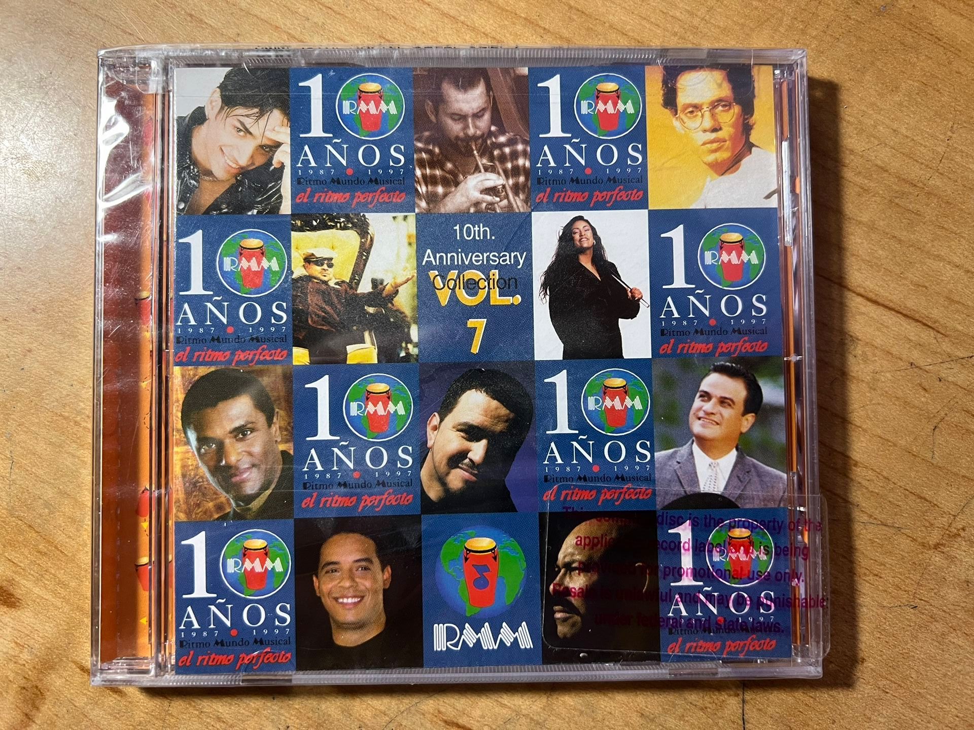 RMM 10th Anniversary Collection 7 **NEW SEALED ** Latin Salsa Pop 1997