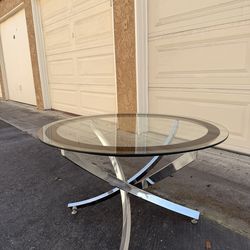 Round Glass Coffee Table