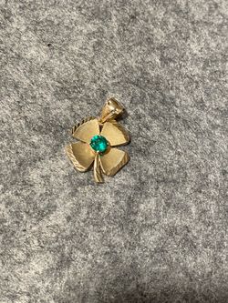 Dije trébol 14 k