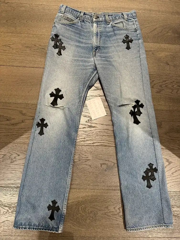 Chrome heart jeans size 34