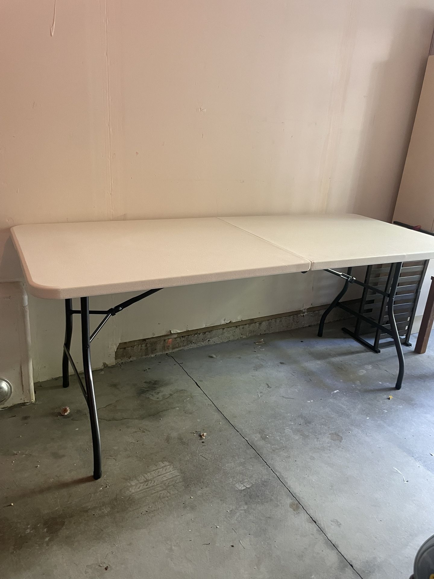 White Folding Table 6ft.