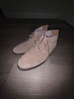 Bruno Marc mens leather suede shoes size 11 tan
