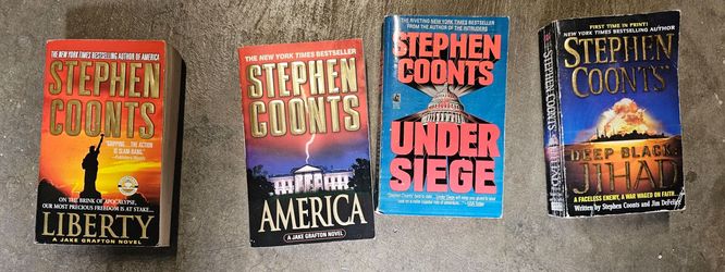 (5) Stephen Coonts Paperbacks - $5.00/all