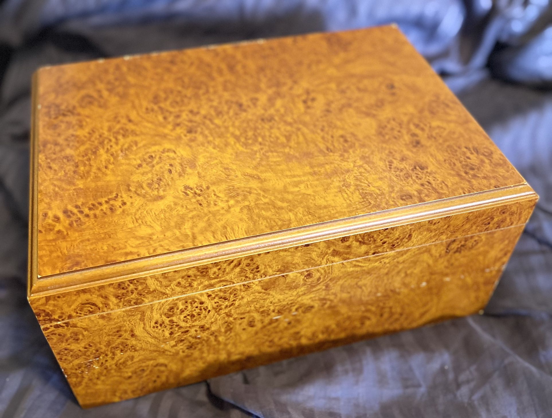 Leopardwood Exotic Cigar Humidor