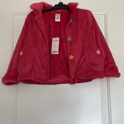 Girls Gymboree Pink Fleece Jacket Size: 2T-3T