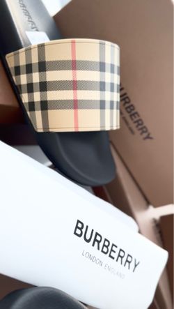Burberry slides