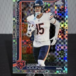 #49 Rome Odunze 2025 Topps Chrome - X-Fractor