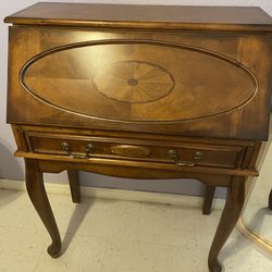 Antique secretary desk hutch