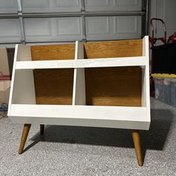 Crate & Barrel Mid-Century Kids Cubby / Bookcase