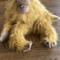 Vtg 17” Orangutan Monkey Plush 