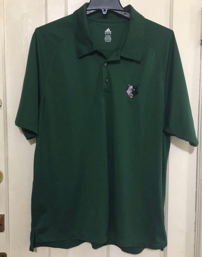 Adidas Minnesota Timberwolves Men Polo Shirt XL