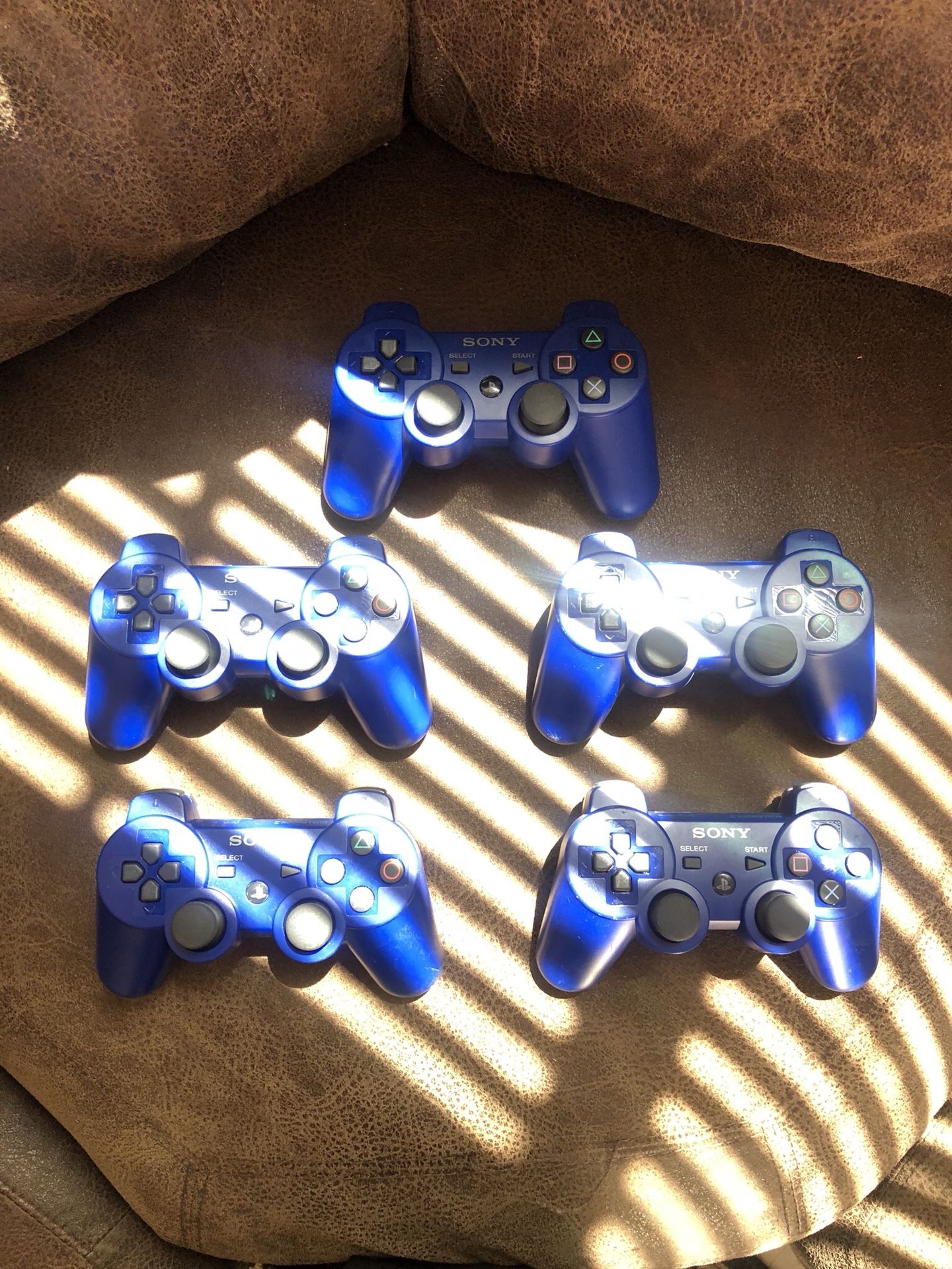 Ps3 controllers blue