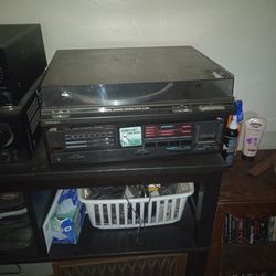 Receiver And Record Player 
