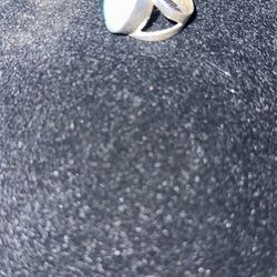 Sterling Silver Turquoise Ring Size 9.5  Inches