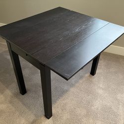 Square Table, 35.5” When Extended