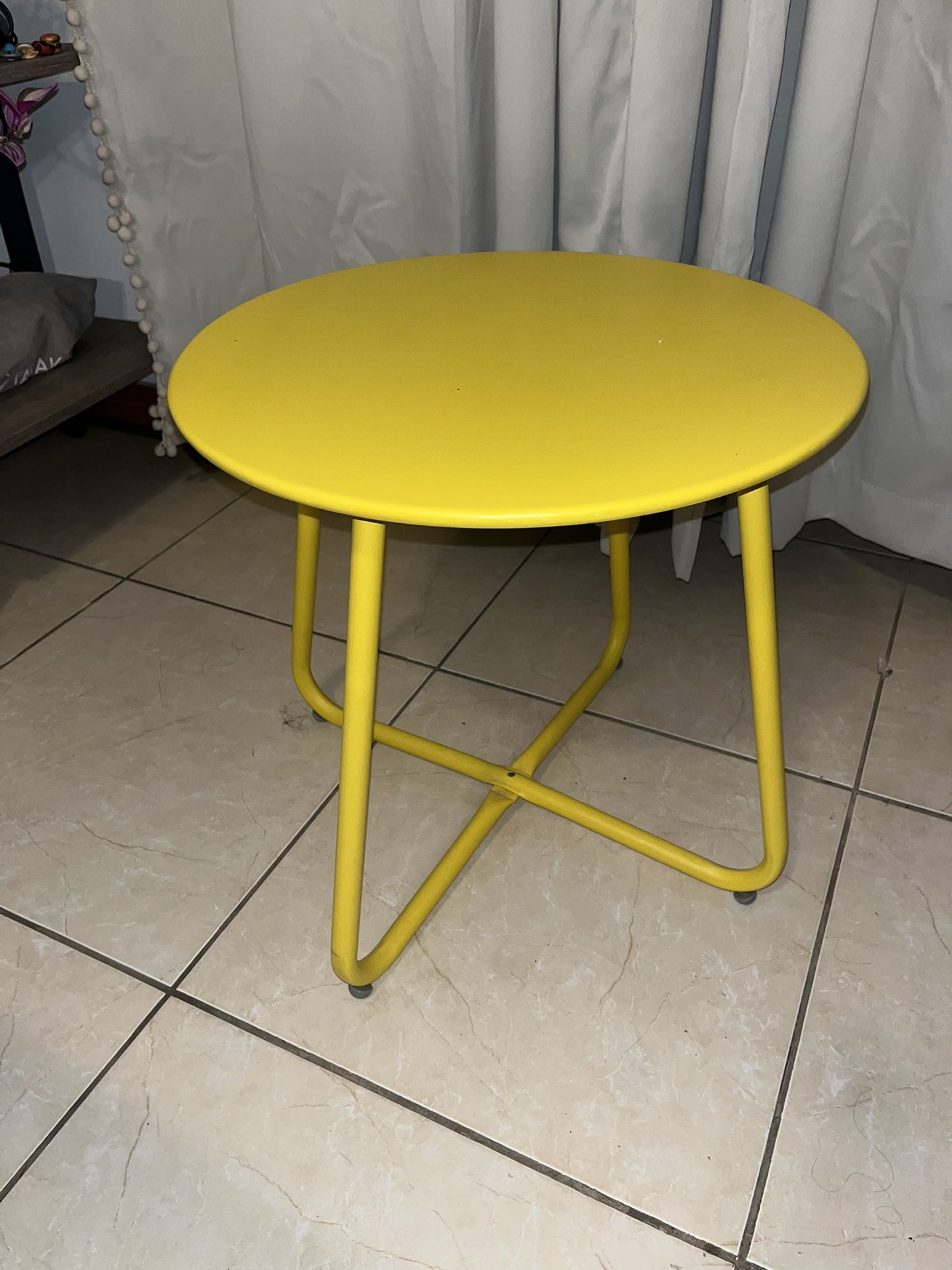 Cute Yellow End Table