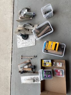 Assorted Construction Tools and Supplies