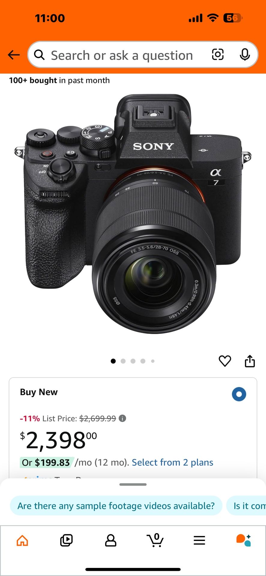 Sony A7IV Full-frame Mirrorless Interchangeable Lens Camera with 28-70mm Zoom Lens Kit