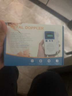 New Fetal Doppler Baby Heartbeat Monitor Portable Doppler Ultrasound Baby Heart Rate Monitor