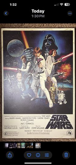 Star Wars 13x19 Wooden Poster