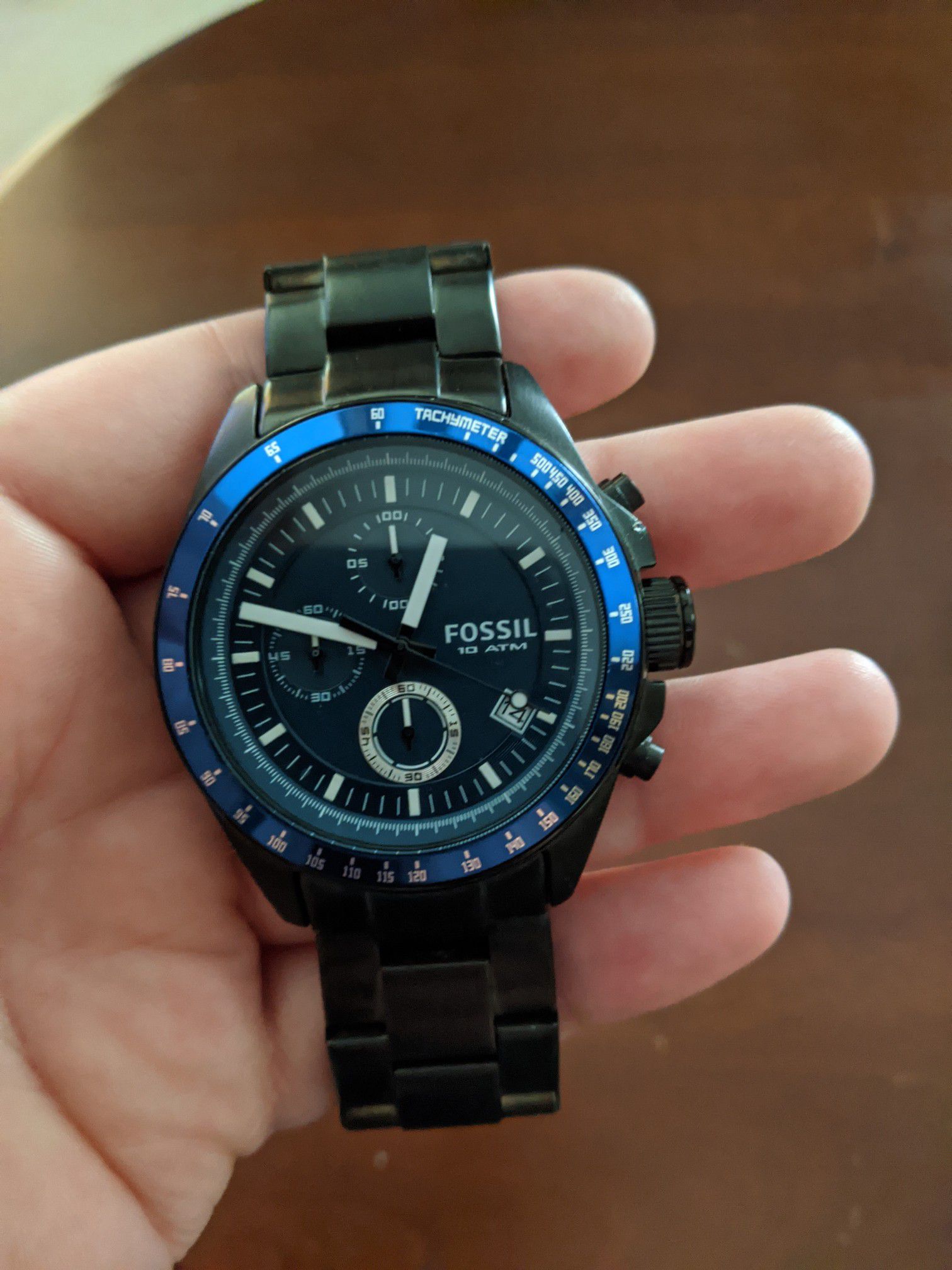 Fossil black watch brand new