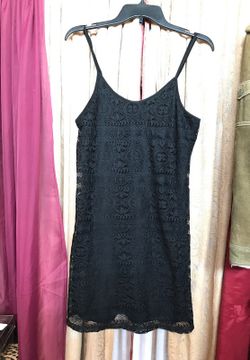 Junior M black lace summer dress