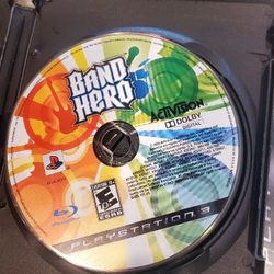 PS3 Band Hero  (Sony Playstation 3, 2009) Disc Only