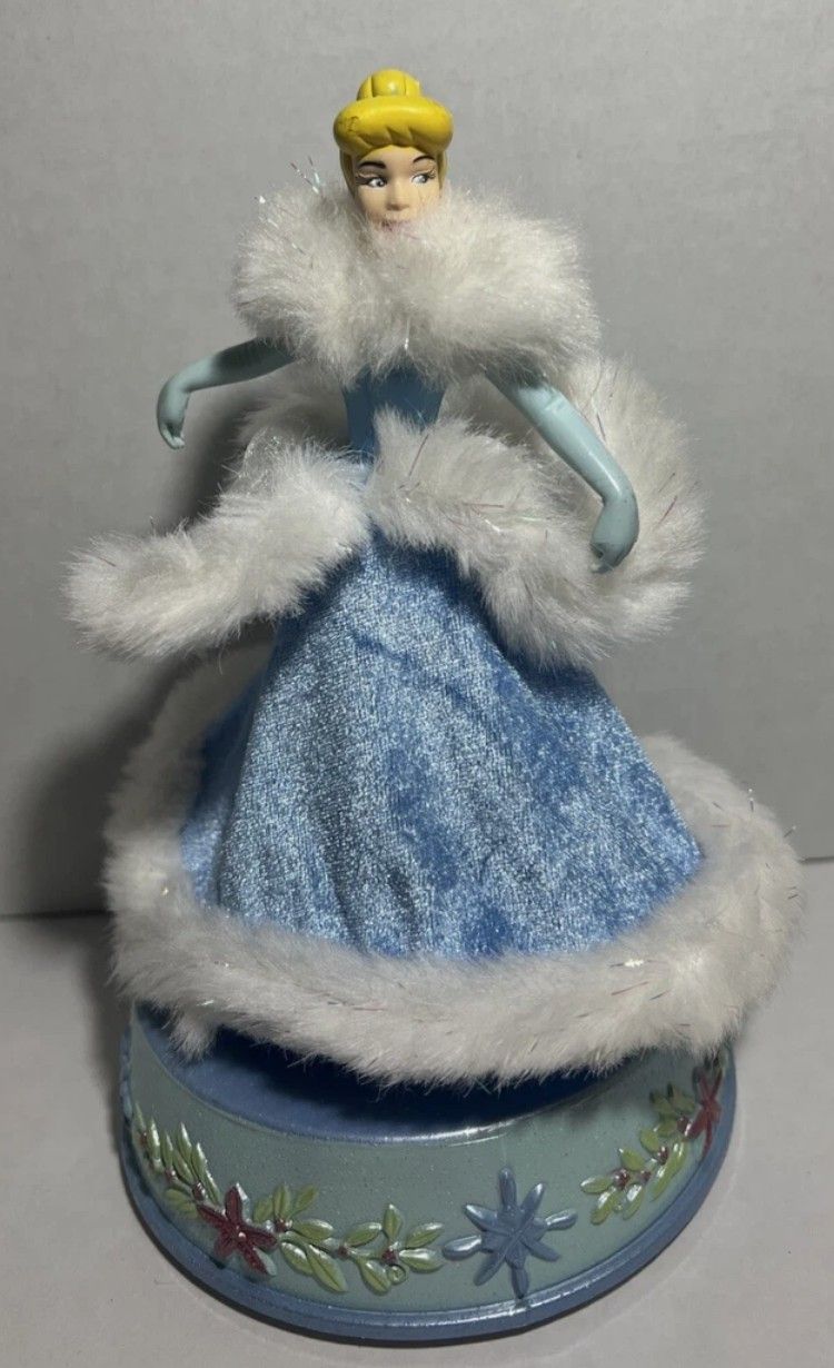 Vintage Disney Cinderella Spinner Music Box