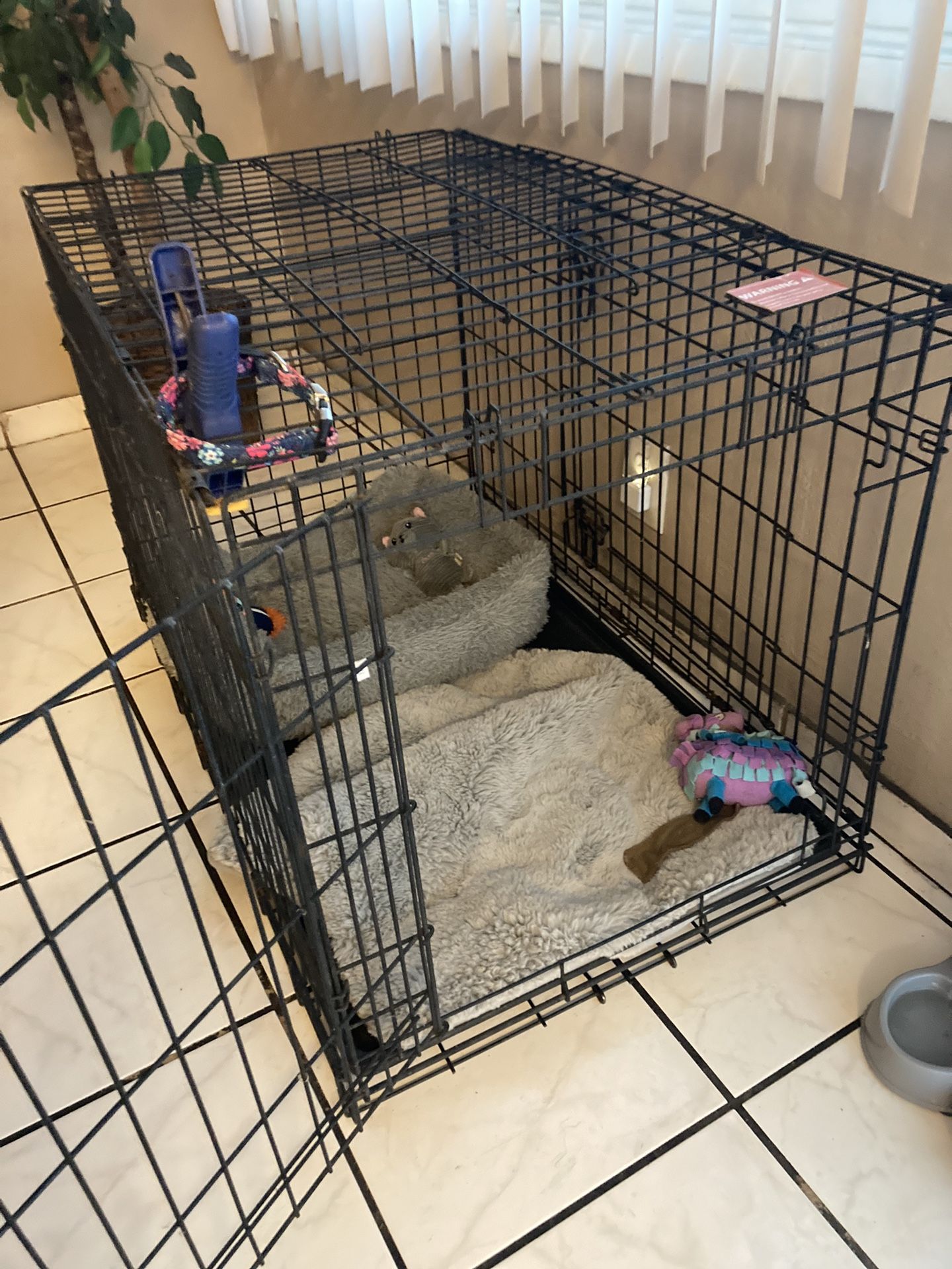Cage And Bed For Puppies / Jaula Y Cama Para Puppie?