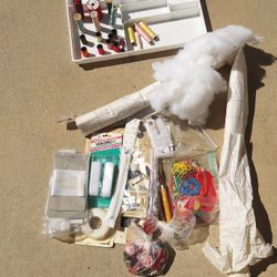 Vintage Sewing Storage Box 