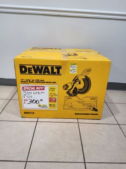 DeWalt DWS716 12" Double-Bevel Compound Miter Saw