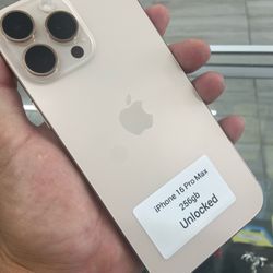 16 Pro Max Unlocked. Cash Or $50 Down W Approval 