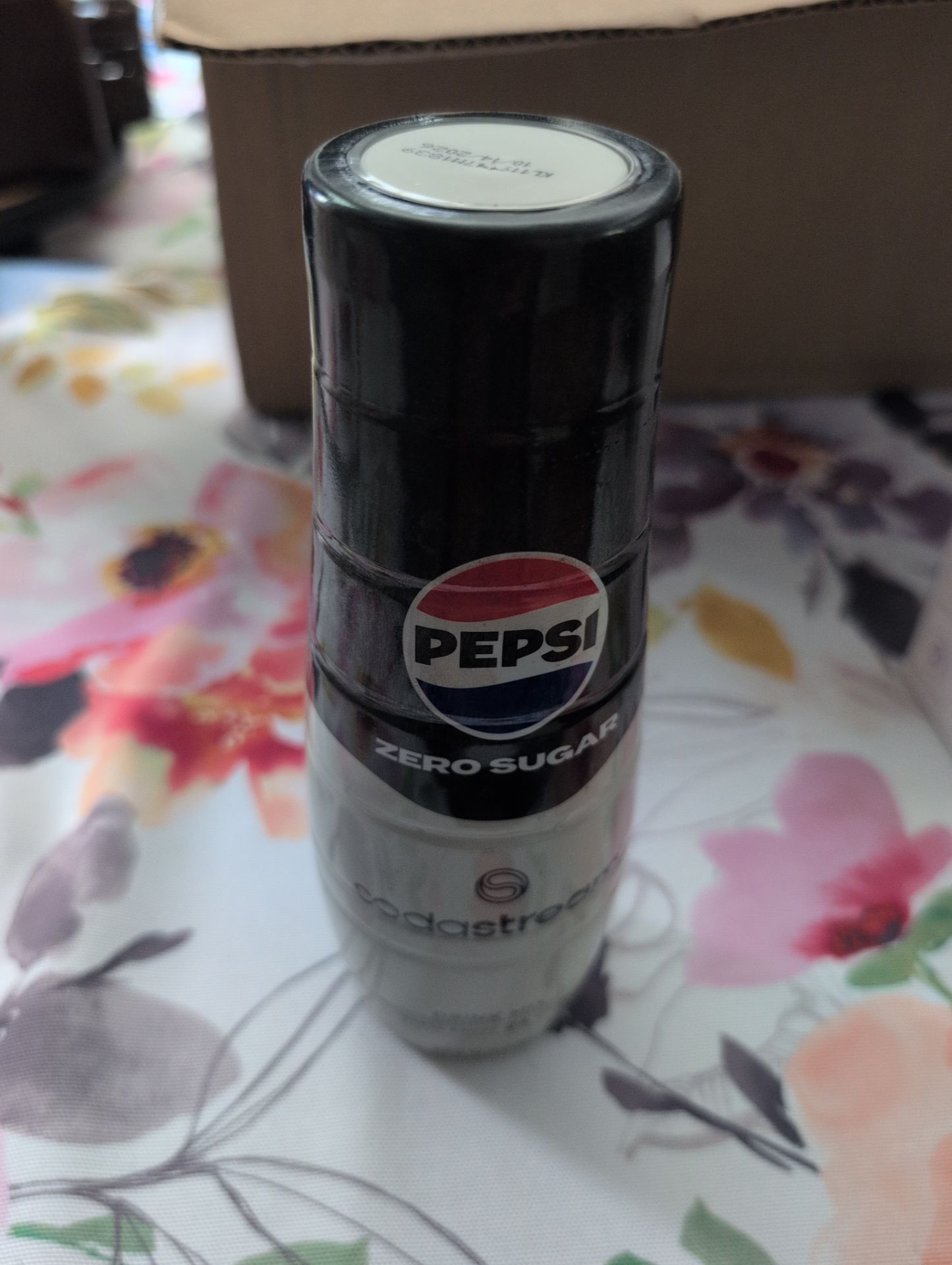 Pepsi zero sugar soda stream