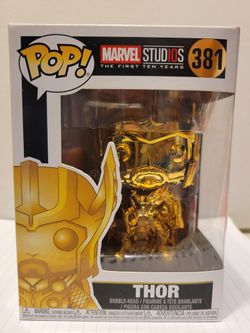 Gold Chrome Thor Funko Pop