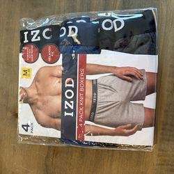 2 IZOD 4-pack boxers (brand new). Comfortable fit. Take both for a deal 👍