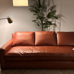 A. Rudin Down Filled Leather $9k Sofa *Delivery Options*