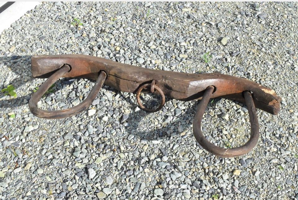 Antique Double Ox Yoke #1