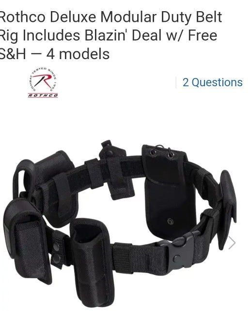 Security Utility Belt Brand New