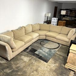 Sectional Sofa Free Delivery Feather Couch Modular 