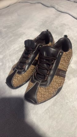 Coach Kelsie Signature Canvas Sneakers.