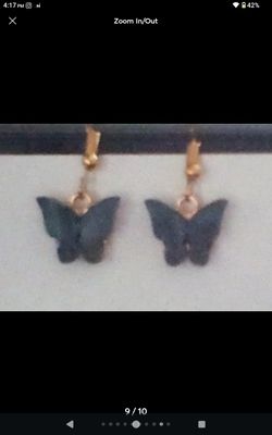 Butterfly Earrings.