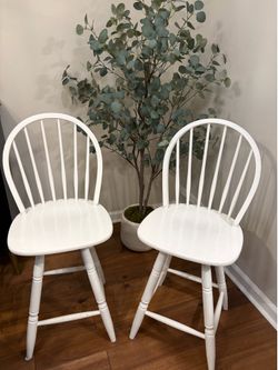 Two bar stools