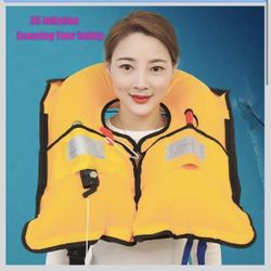 Adult Kayak Fishing Adjustable Safety Jacket Vest High Buoyancy Swim,  